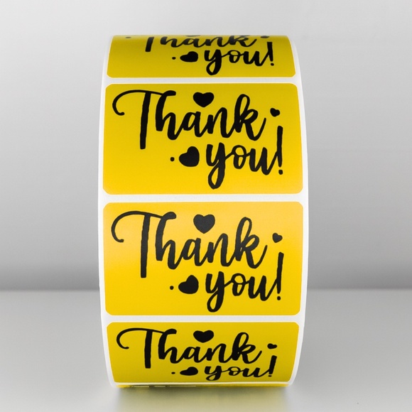 Thank You Stickers Purple Heart | Small Business Packaging Labels Cute - Picture 8 of 11